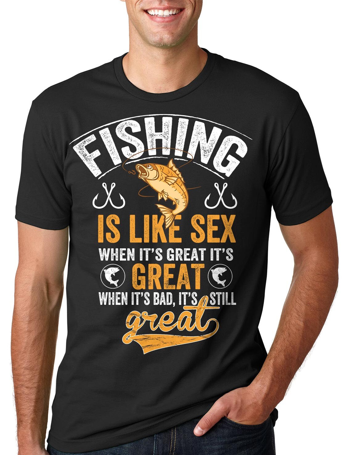 Funny fishing t shirts hot sale