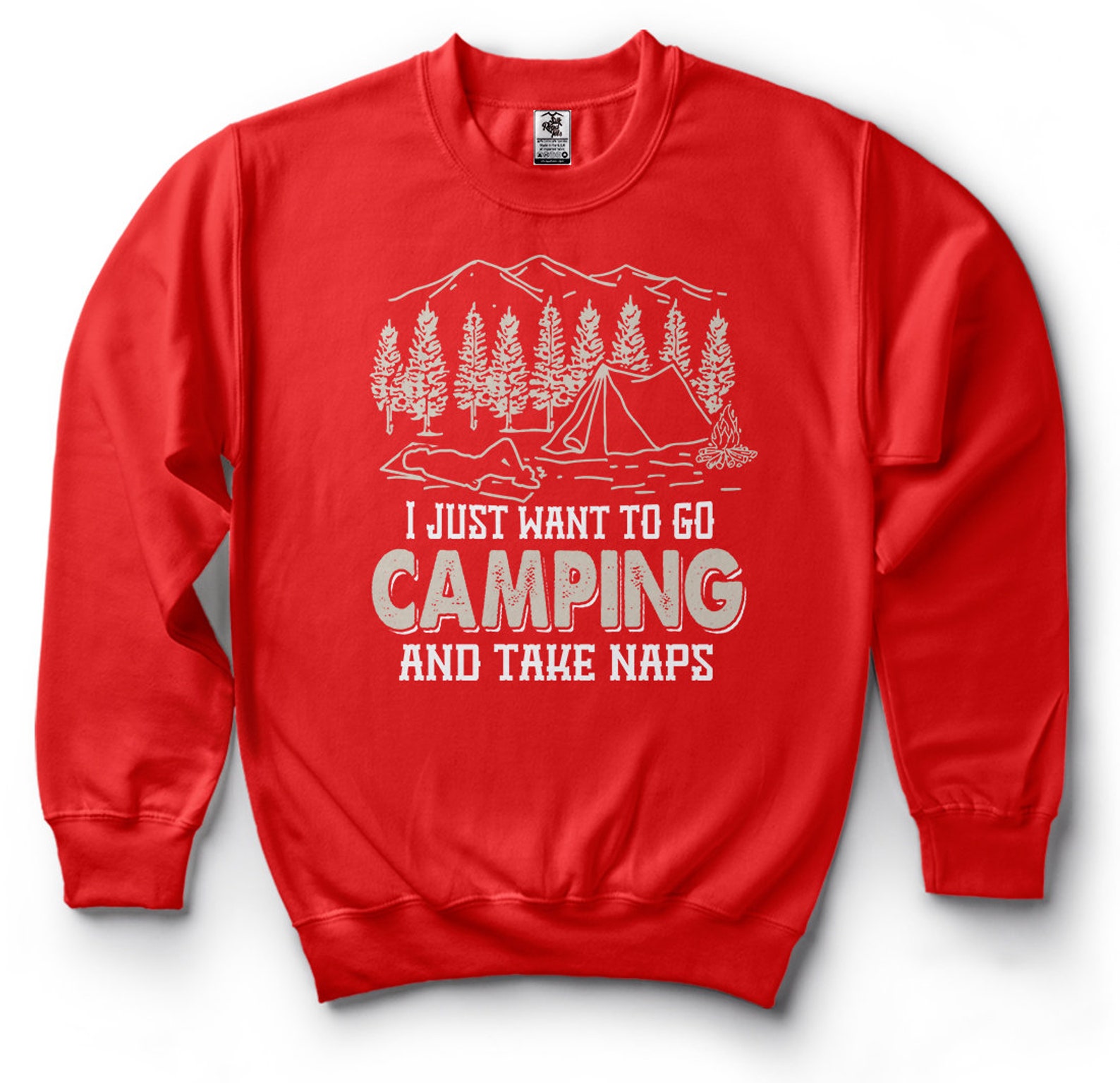 Camping Sweatshirt Funny Camping Camper Outdoor Birthday Gift Etsy UK