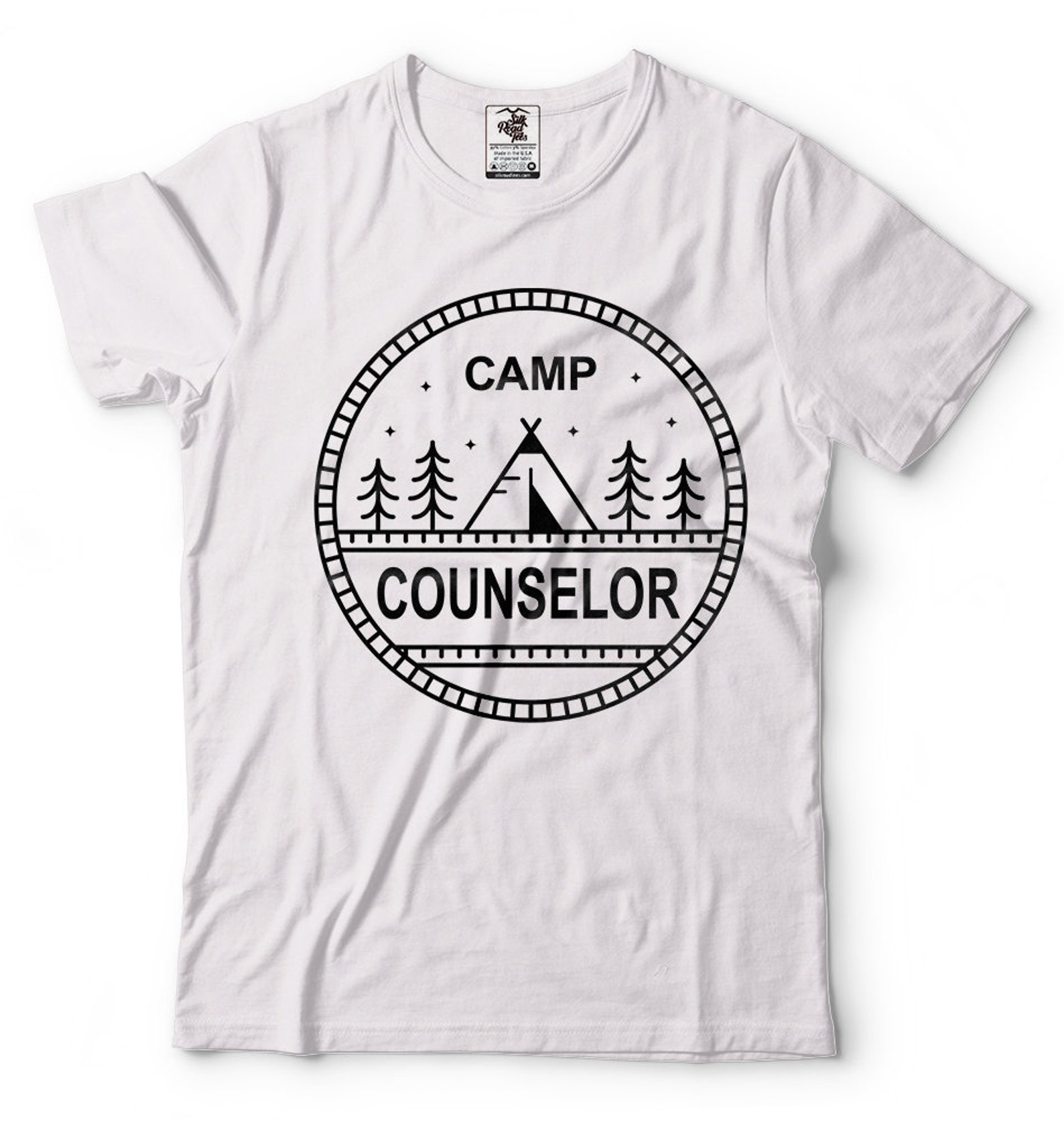 Camp Counselor Tshirt Funny Camping Outdoor Tshirt Etsy