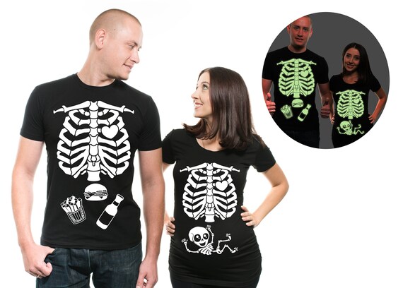 Pregnant Halloween T-Shirts - X-Ray Skeleton Child Baby Boy Pregnant Halloween T-Shirts - X-Ray Skeleton Child Baby Boy