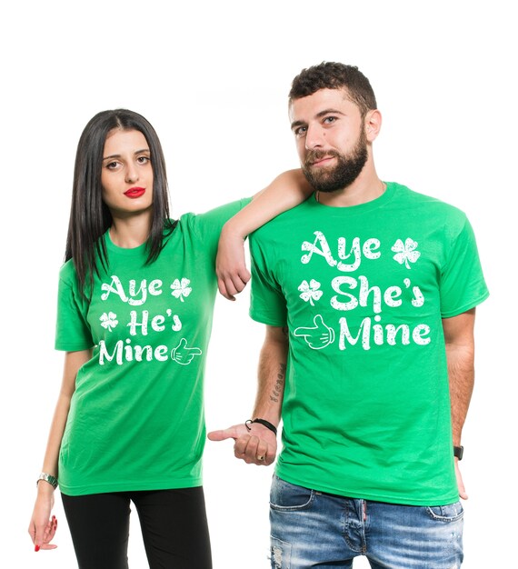 funny st patricks day shirts for couples