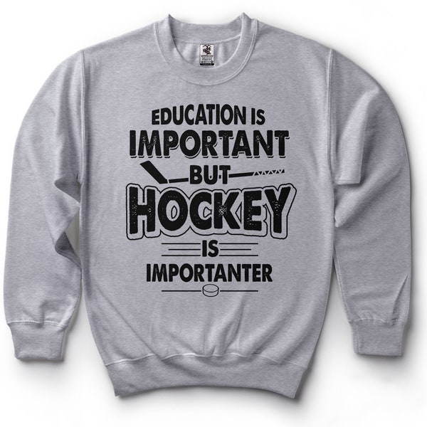 Hockey Sweatshirt Funny Hockey Player Cool Fleece Sweater