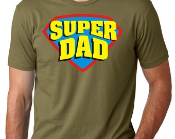 Super Dad T-Shirt Gift For Father Dad Daddy Super Hero Dad Tee Shirt