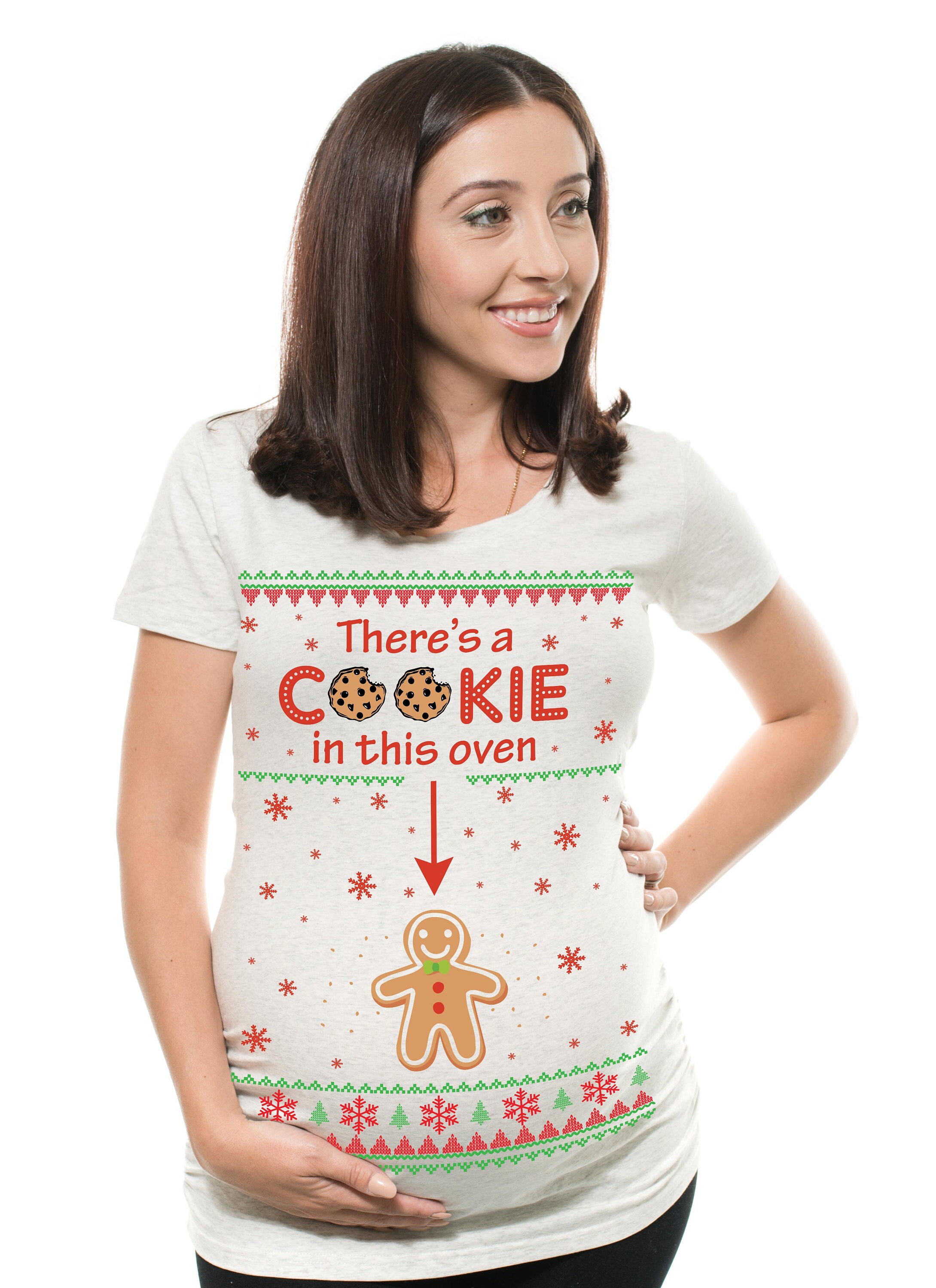 funny pregnant christmas sweaters