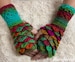 Dragon Scale Gloves/Fingerless Gloves/Dragon Gloves/Crocodile Gloves/Crochet Gloves/Arm Warmers 