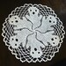 Halloween Ghost Placemat Doilies/Halloween Decor/Halloween Decoration/Halloween Table Linens 