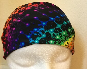 Rainbow Spandex Headband - Athletic Headband, Spandex Headand, Running Headband, Yoga Headband, Rainbows, Colorful Headband, Colors