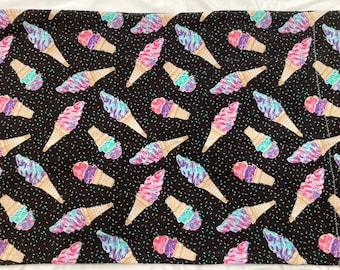 Tie Dye Ice Cream Cone Pillowcase
