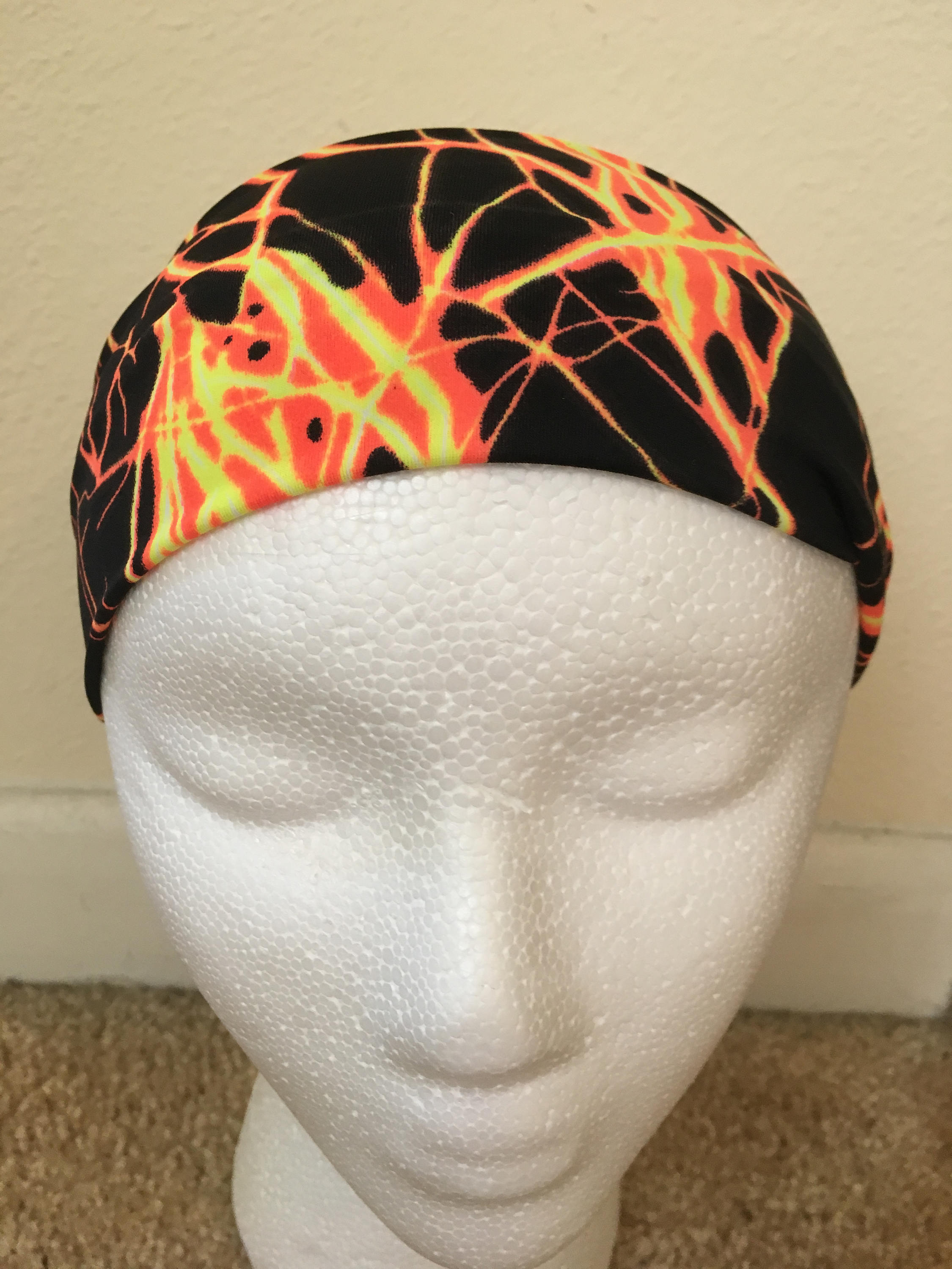 Lightning Bolt Headbands Lightning Headbands Spandex Etsy