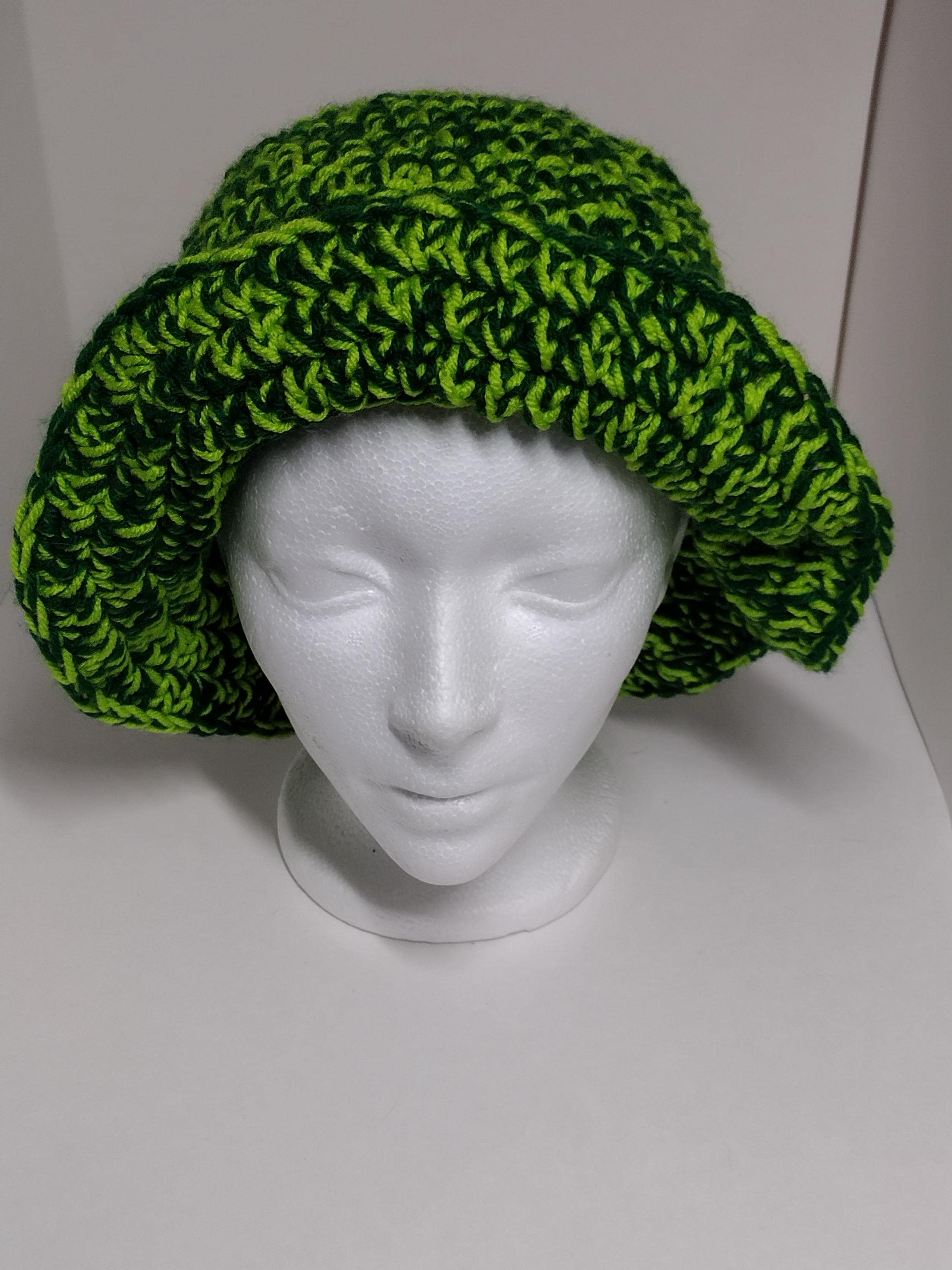 light green and dark green bucket hat ready to ship - Thumbnail 2