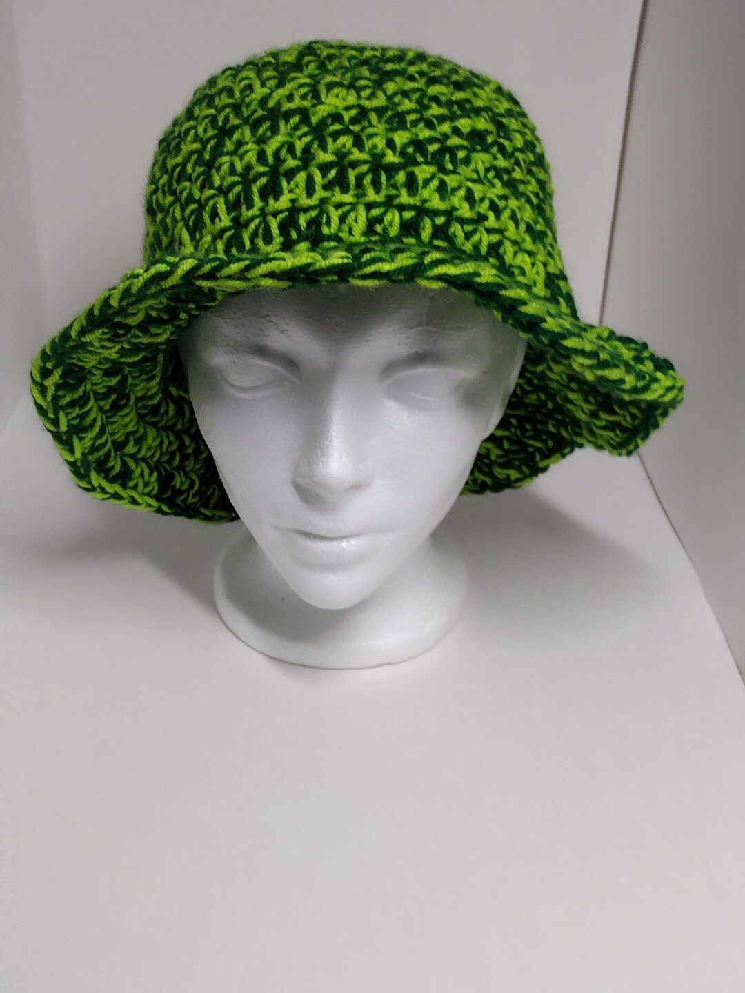 Two Tone Green Bucket Hat main image 1