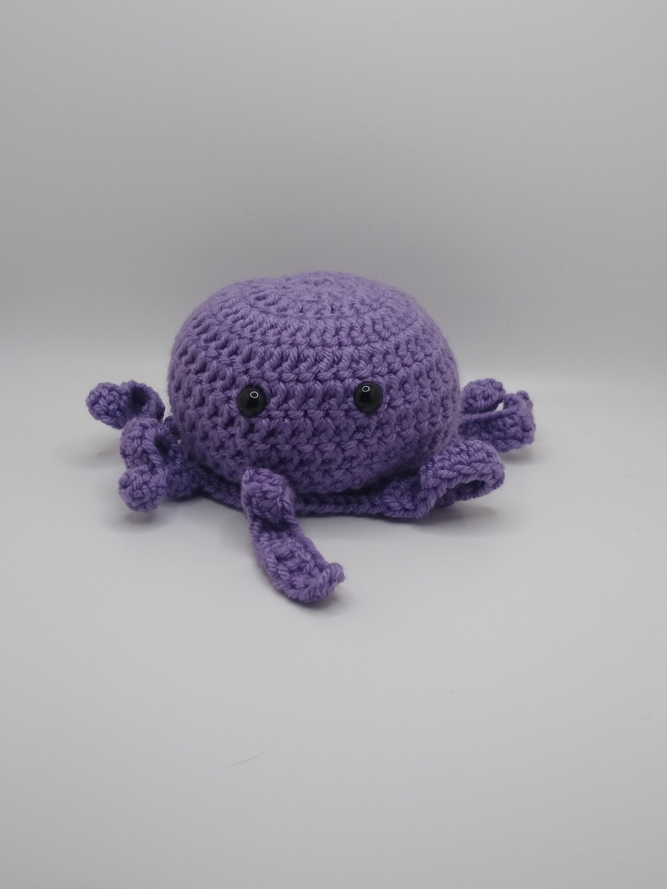 amethyst amigurumi octopus plushy - Image 1