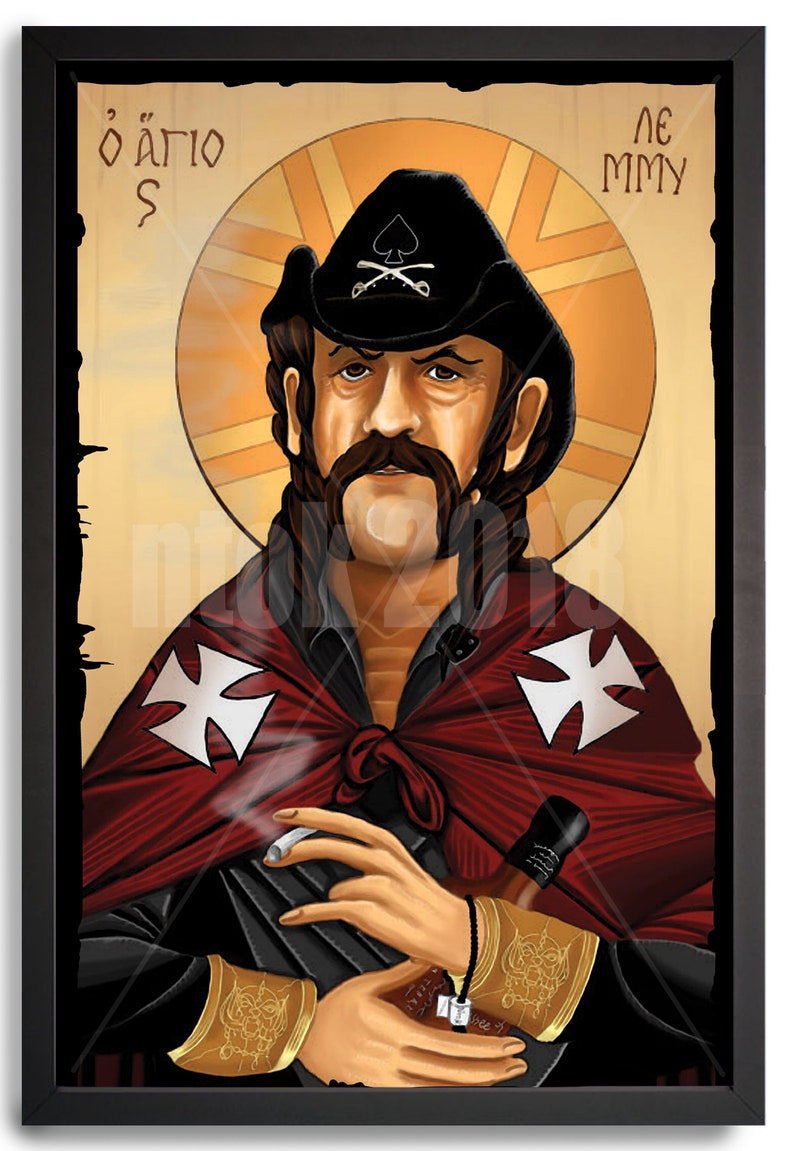 rock Lemmy Motorhead Icon Poster rock music poster Heavy metal