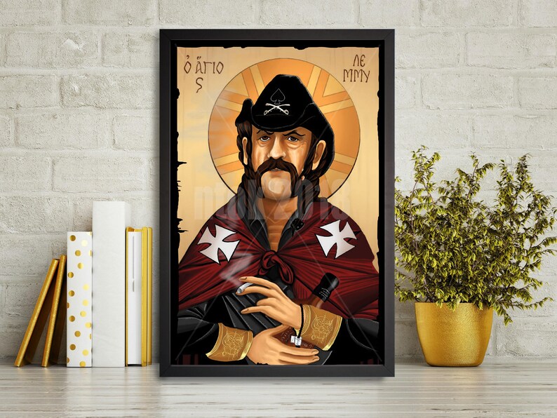 rock Lemmy Motorhead Icon Poster rock music poster Heavy metal
