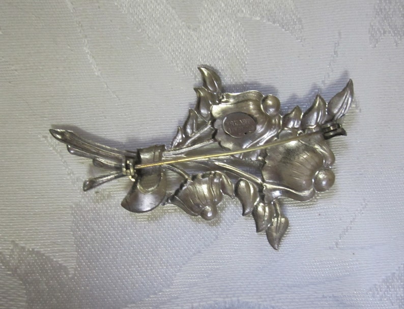 Signed Truart Sterling Silver Brooch Pin 3 Vintage Jewelry Truart Sterling