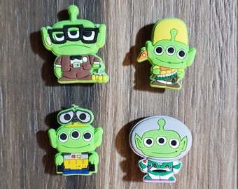 Alien, story, toy, up, walle, russell, carl, Shoe Charms, Disney Inspired, Embellishment, Party Favor, Girl, Boy