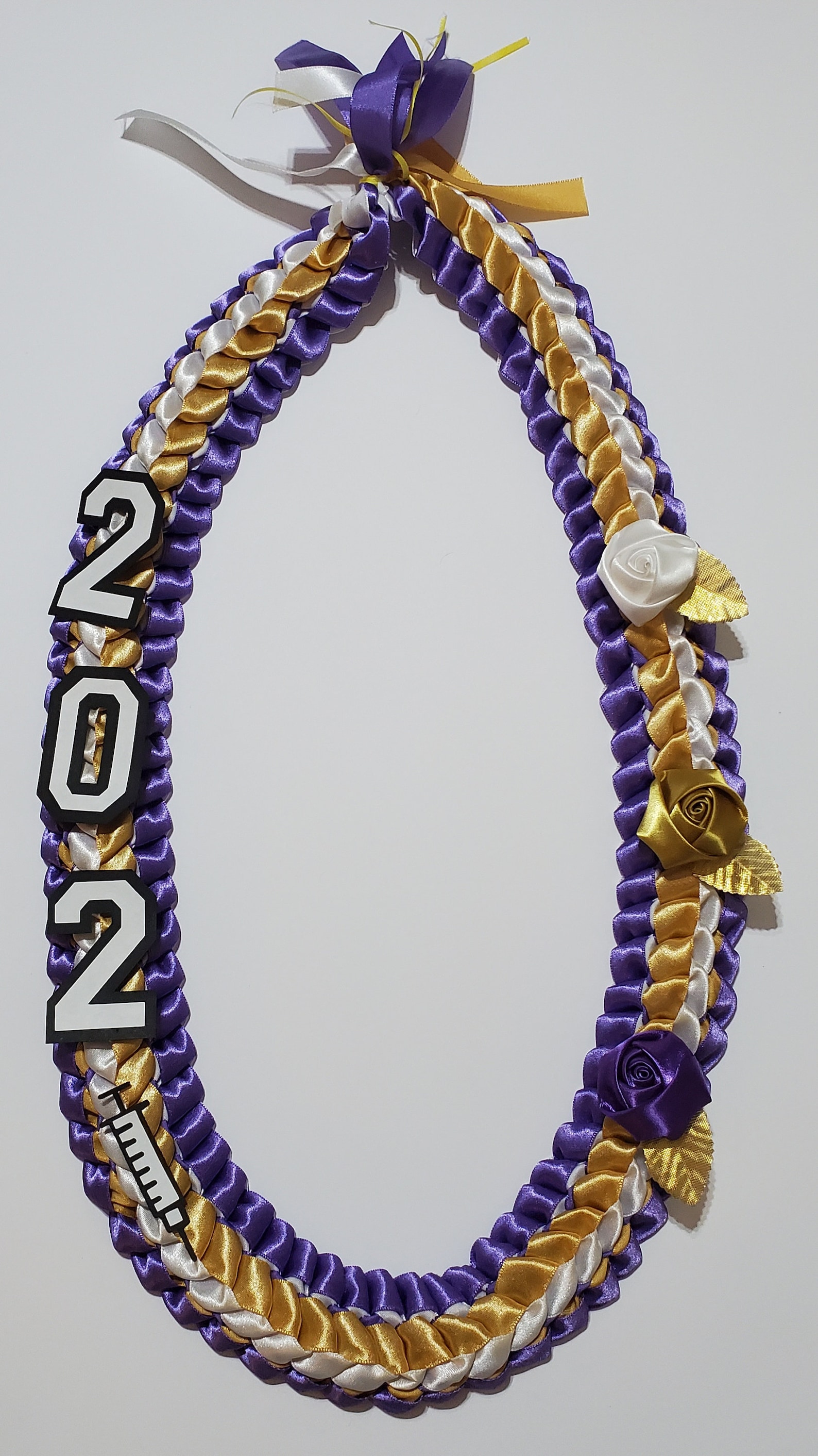 Class of 2021 Graduation lei senior Satin Ribbon lei Etsy