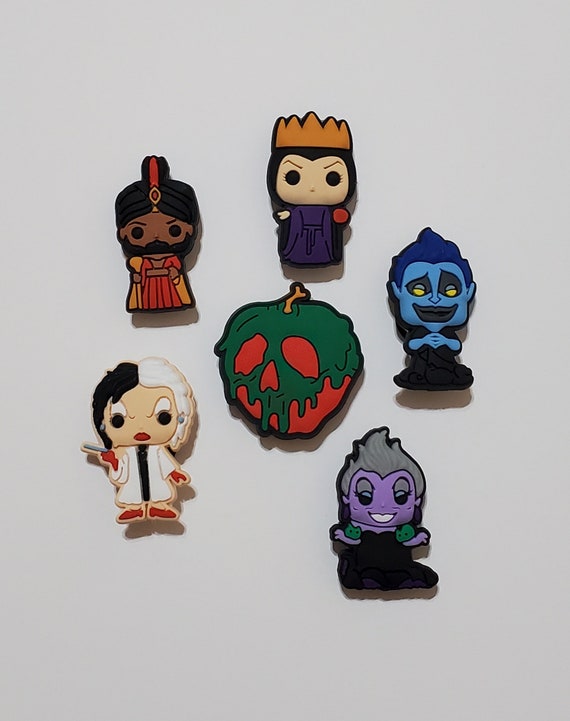 Villains, Evil, Wicked, Queen, Hades, Shoe Charms, Disney Inspired