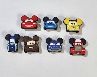Shoe Charms, Disney Inspired, Cars, Embellishment, Party Favor, Girl, Boy