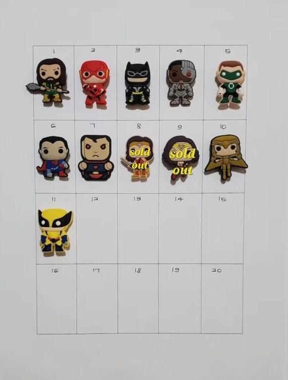 Shoe Charms Inspired League Embellishment - Etsy