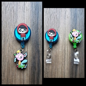Alebrije, dog, Coco, Badge holder, Nurse ID badge holder, nurse badge reel, Pediatric Badge holder, Teacher Badge Holder