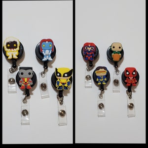 Super Heroes, Badge holder, Nurse ID badge holder, nurse badge reel, Pediatric Badge holder, Teacher Badge Holder
