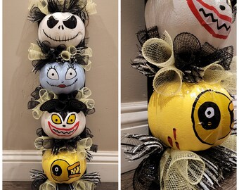 Fall wreath , Wreaths , Door Wreath for Fall , Wreath , NBC , Housewarming Gift , nightmare, wall decor , home decor