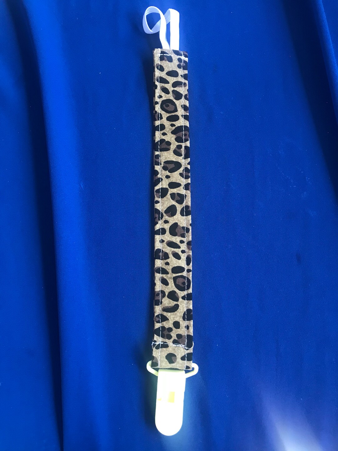 Cheetah Pacifier Clip - Etsy