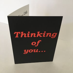 Funny Harley Quinn Card |  Off Color Greeting card | Thinking of You Funny Card | Envelope Included