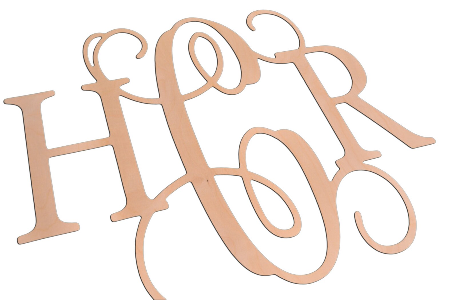 18 X 24 Wooden Monogram Wall Hanging Nursery Decor Bedroom Etsy