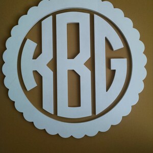 giant monogram