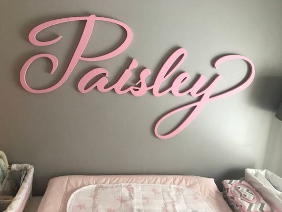 custom name sign nursery