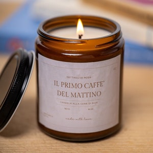 First coffee in the morning - soy wax candle