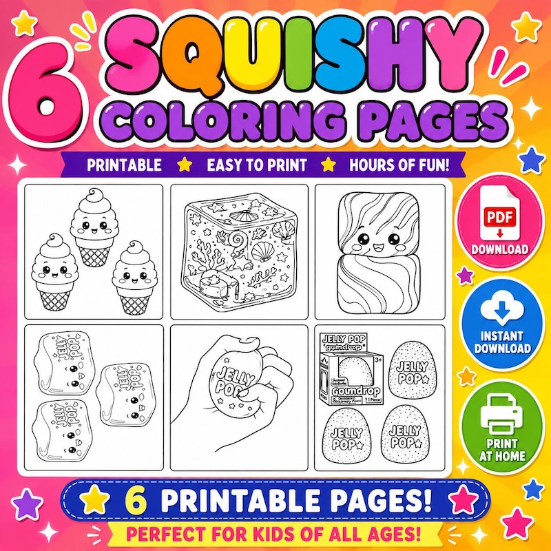 Needoh Coloring Pages - Etsy