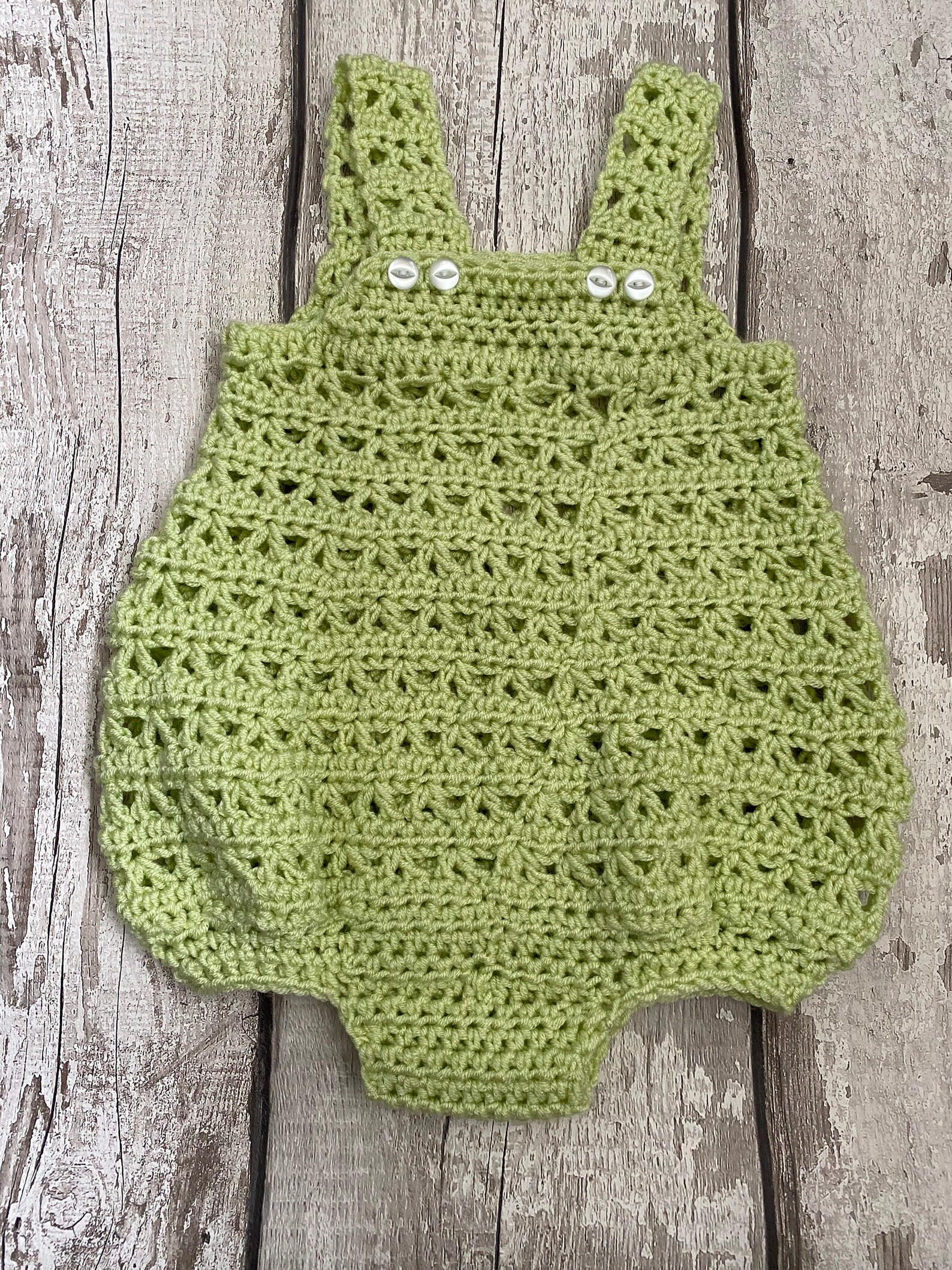 Baby Club Chic Three Little Ducks Romper with Crochet Trim main image 1