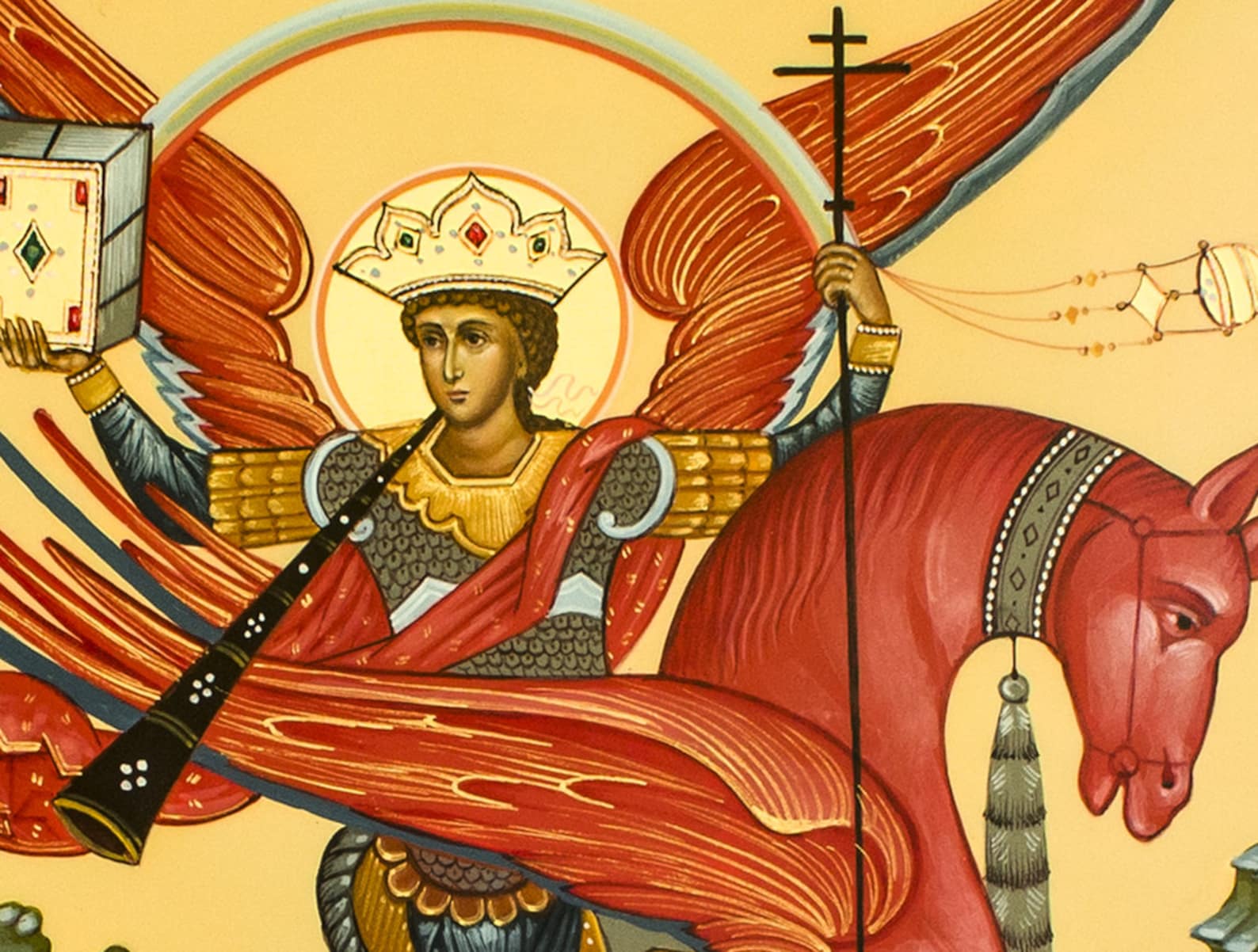 Icona ortodossa Arcangelo Michael icona russa San Michele | Etsy