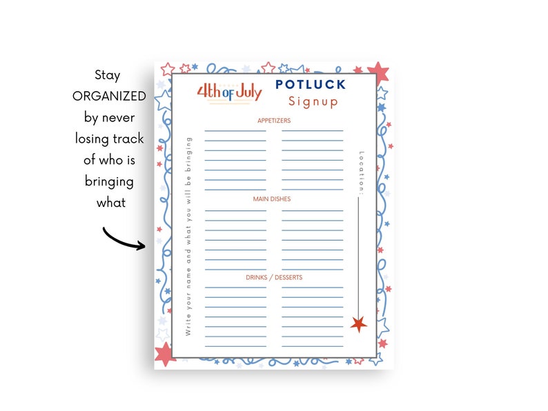 fourth of july potluck desserts