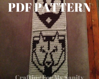 Full set of fantasy city crests crochet/cross-stitch PDF pattern