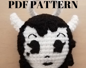 Black and White Angel Amigurumi Crochet Pattern