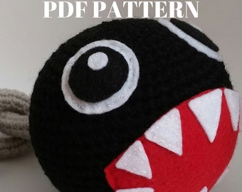 Angry Ball & Chain Amigurumi Crochet Pattern