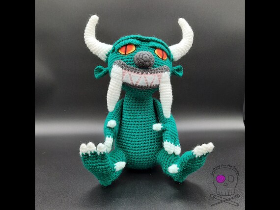 PDF Crochet Pattern Wisconsin Hodag / Cryptid / Monster - Etsy