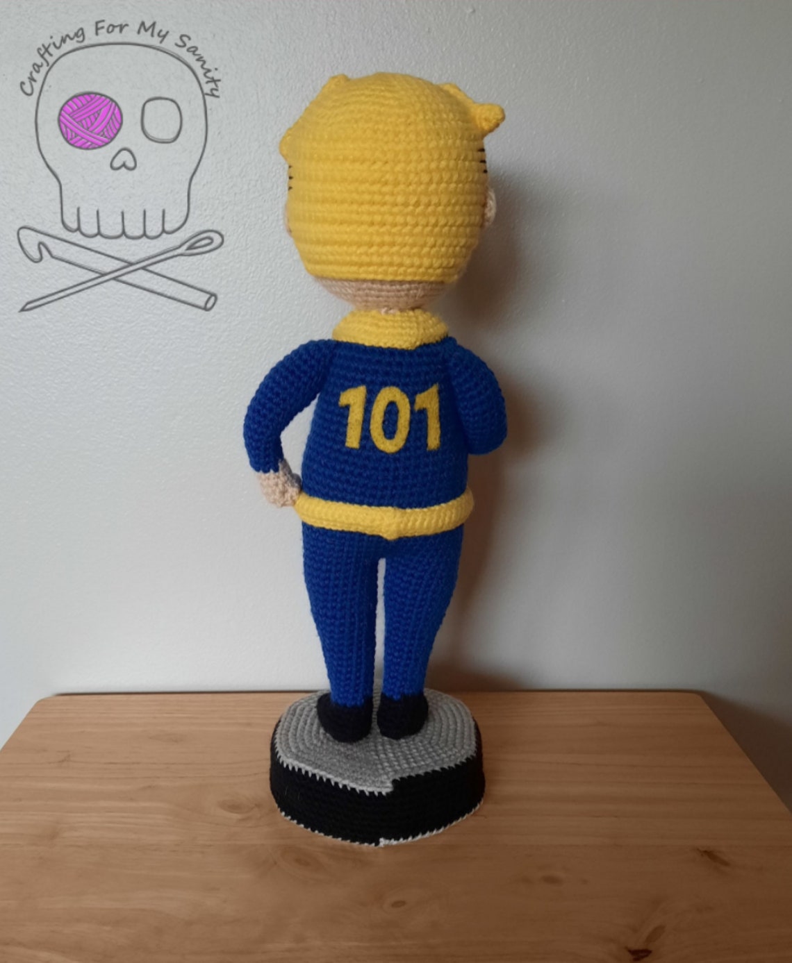 Fallout Inspired Vault Boy PDF Crochet Pattern Etsy