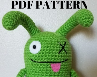 Green Rabbit Amigurumi Crochet Pattern