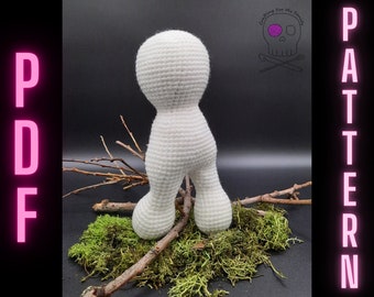 PDF PATTERN ONLY Nightcrawler Cryptid Crochet Pattern