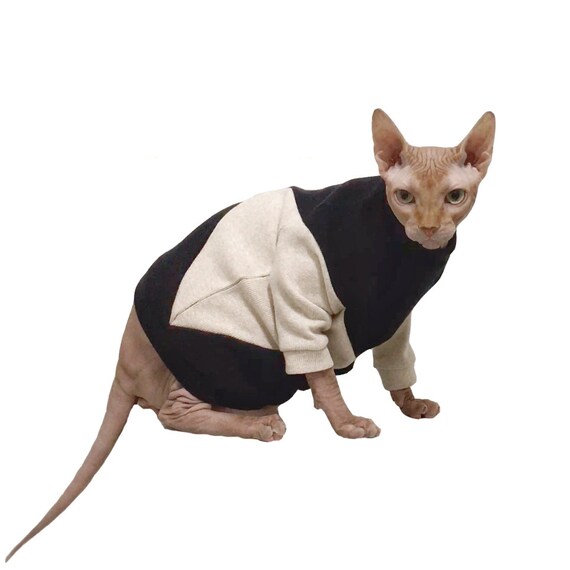 Vetements Pour Chats Sphynx Le Pull Prefere Pour Chat Sphynx Etsy