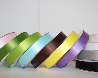 1.5" x 100 yards single face Satin Ribbon