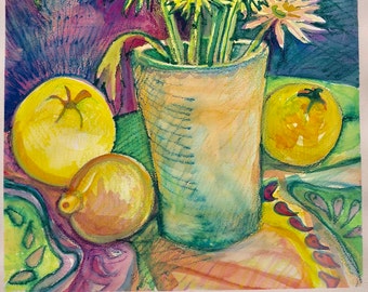 flowers and fruit