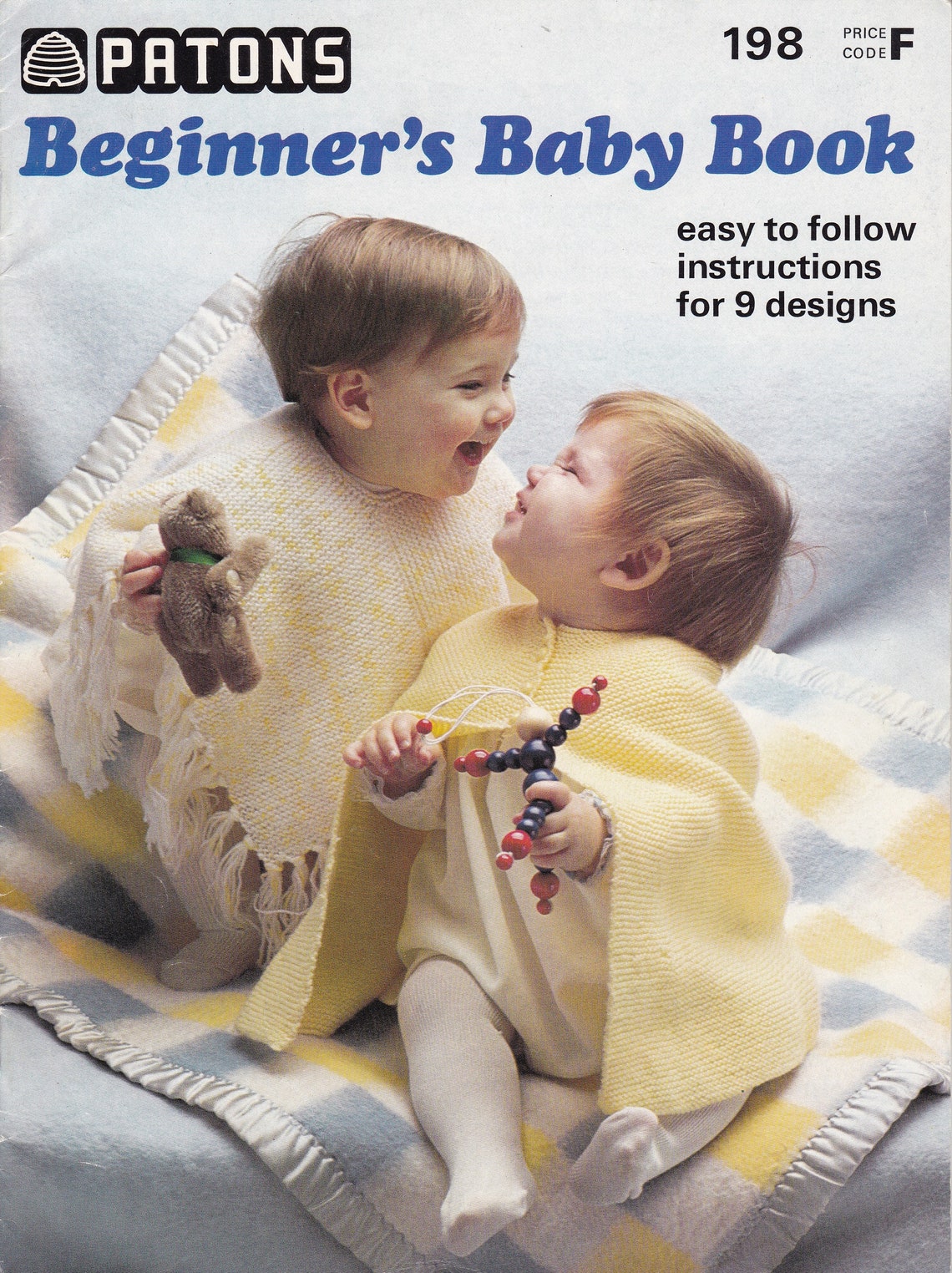 Vintage Knitting Booklet Beginner's Baby Book 9 Designs Etsy