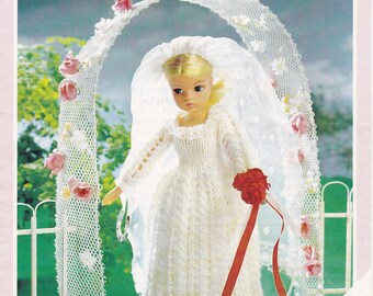 Knitting Pattern for Barbie Doll Wedding Dress and Bridal Party - Etsy