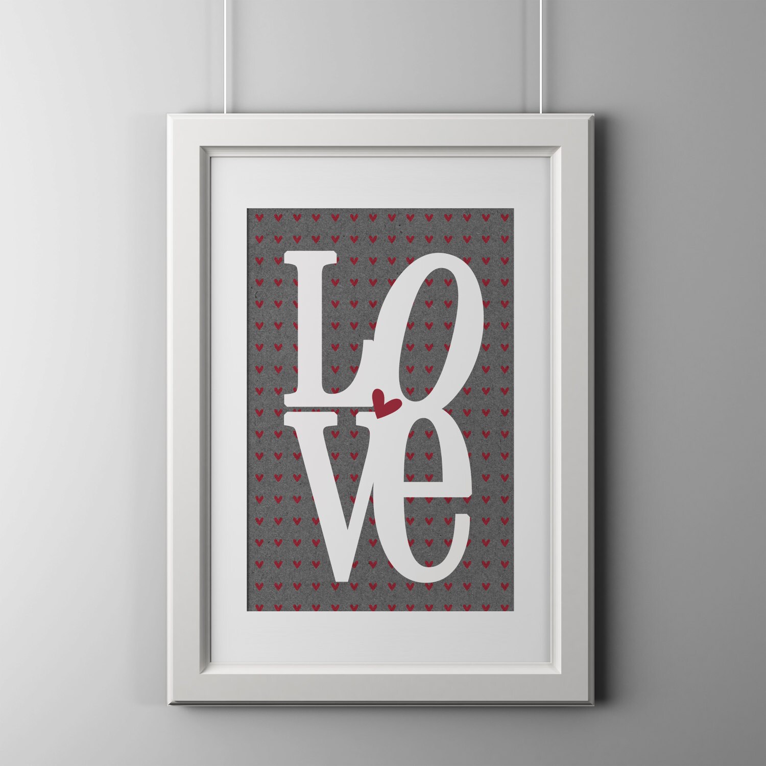 INSTANT DOWNLOAD love wall art decor 8x10 inch Etsy